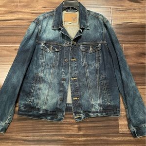 AMERICAN EAGLE | Mens Jean Jacket Size L